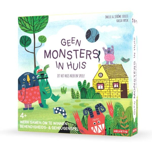Geen Monsters in Huis - Helvetiq Behendigheidsspel|Bordspel|Coöperatief - Afbeelding 1