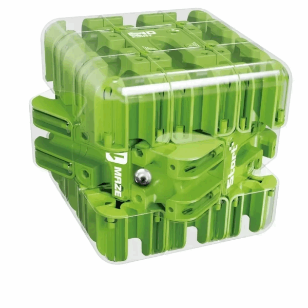 Maze Cube™ – Minder stress, meer focus  – Kubus Puzzel Speelgoed Groen | Educatief Speelgoed - Afbeelding 1