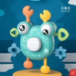 Crab Pull Toy™ – Grijp&Trek Plezier– Krab Sensorisch Bijtspeelgoed Groen | Educatief Speelgoed