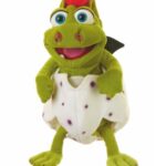 Draakje Gregor in ei - Living Puppets