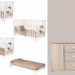 Babykamer Colorfull Home Noah XL (Meegroeiledikant Lois V2 Pure White + Commode)