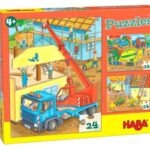Op de bouwplaats (3x 24) - HABA  Legpuzzel