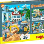 Puzzels In de Stad (12, 15, 18) - HABA  Legpuzzel
