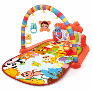 Musical Arch™ – Klanken&Kleuren– Baby Gym Blije Dieren Rood | Educatief Speelgoed