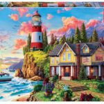 Lighthouse Near the Ocean (3000) - Educa  Legpuzzel