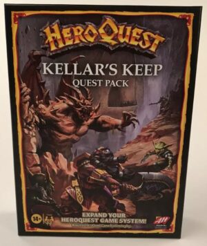 HeroQuest: Kellar's Keep - Avalon Hill Bordspel|Coöperatief|Miniaturenspel