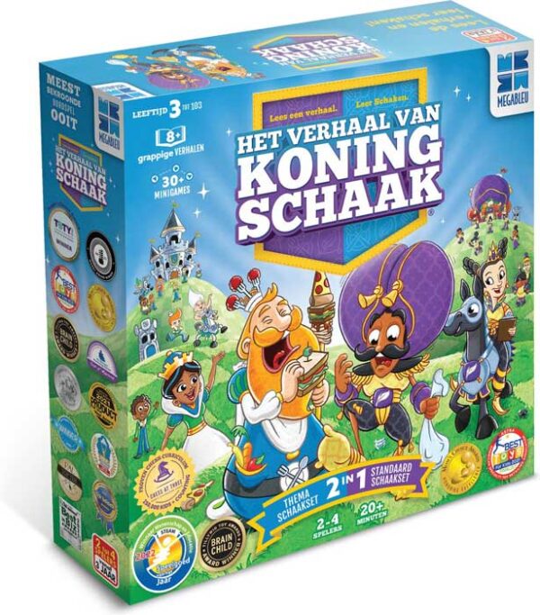 Het verhaal van Koning Schaak - Megableu Bordspel|Denkspel - Afbeelding 1