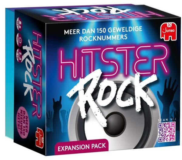 Hitster Rock uitbreidingsset - Jumbo Kaartspel|Partyspel - Afbeelding 1