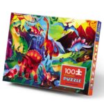 Holographic Foil Puzzle - Dinosaurussen Wereld (100) - Crocodile Creek  Legpuzzel