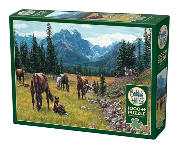 Horse Meadow (1000) - Cobble Hill  Legpuzzel - Afbeelding 1
