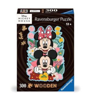 Disney Mickey & Minnie - Houten puzzel (300) - Ravensburger  Legpuzzel