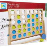 Vier op een Rij Deluxe blauw/groen - BS Denkspel