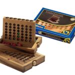 Houten Vier op een Rij - Philos Denkspel|Houten spel
