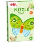 Houten 2-in-1 puzzel vlinder (20 stukken) - HABA
