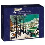 Bruegel puzzel- Hunters in the snow (1000) - Bluebird Puzzle  Legpuzzel