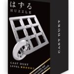 Huzzle Cast Duet MINI (kleur zilver) ***** - Huzzle (Hanayama)  Cast Puzzle