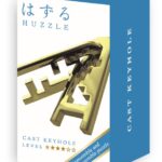 Cast Keyhole MINI (kleur goud) **** - Huzzle (Hanayama)  Cast Puzzle