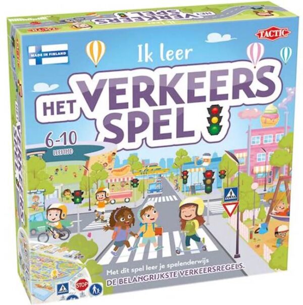 Ik leer Het Verkeersspel - Tactic Bordspel|Educatief - Afbeelding 1