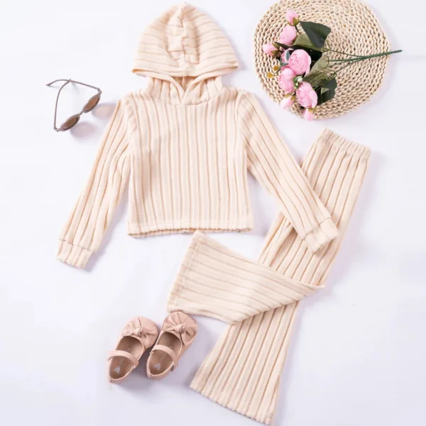 Mini Fashion™ - Zacht&Warm - Trainingspak Beige / 98 (3 jaar) | Educatief Speelgoed - Afbeelding 1