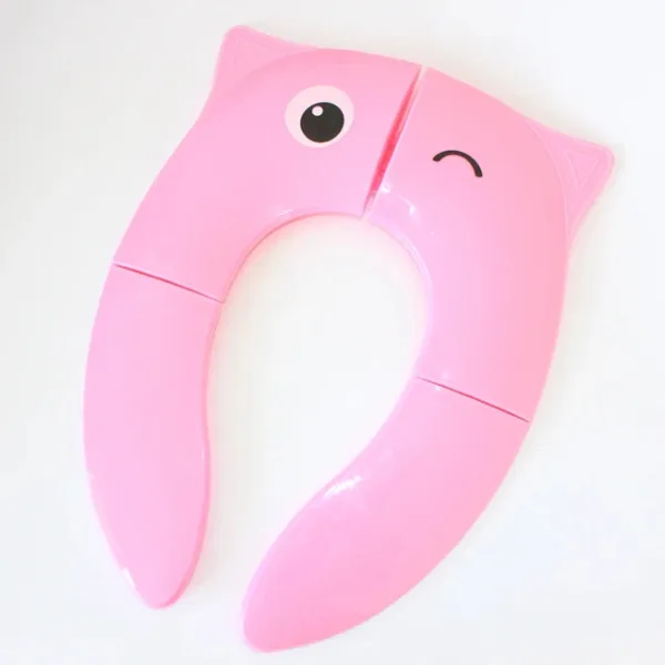 Kids Toilet Seat™ - Vrolijke Potjeshulp - Kindertoiletzitje Roze | Educatief Speelgoed - Afbeelding 1