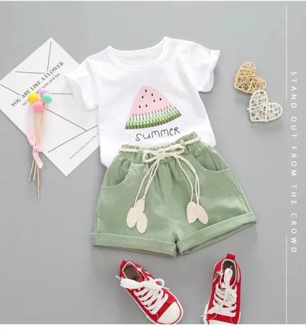 Mini Fashion™ - Stijlvolle Ontwerpen - Zomerset Groen / 98 (3 jaar) | Educatief Speelgoed - Afbeelding 1
