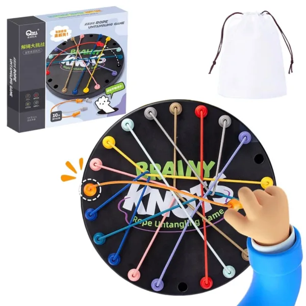 Brainy Knots™ - Twist en Knoop - Strategiespel | Educatief Speelgoed - Afbeelding 1