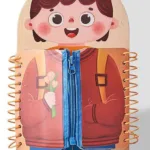 Little Helper™ - Knoop&Rits - Activiteitenbord Meisje | Educatief Speelgoed