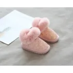 Mini Fashion™ - Warm&Stijlvol - Glitter Kinder Winterschoenen Roze / 17 (12-18 maanden) | Educatief Speelgoed