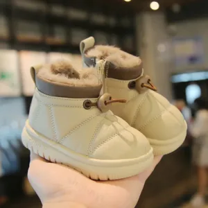 Mini Fashion™ - Warm&Knus - Winterschoenen Beige / 24 (2-3 jaar) | Educatief Speelgoed