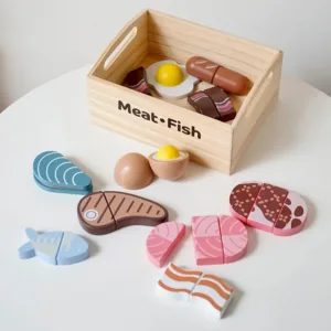 Cutting Play Set™ – Snij&Speelplezier– Keuken Speelgoed Vlees en Vis | Educatief Speelgoed