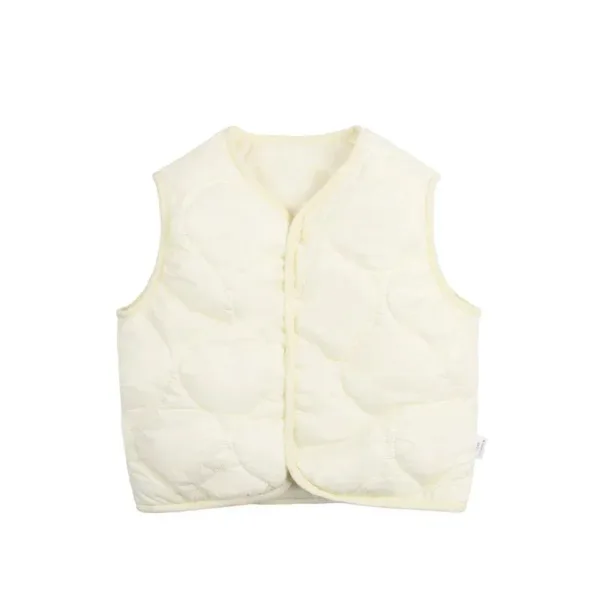 Mini Fashion™ - Voor Jongens&Meisjes - Bodywarmer Beige / 92 (2 jaar) | Educatief Speelgoed - Afbeelding 1
