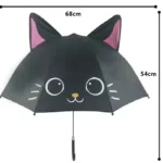 Kids Umbrella™ - Dansen in de regen - Paraplu voor Kinderen Zwarte Kat | Educatief Speelgoed