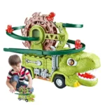Dino Slide Truck™ - klimmen en racen met dino’s! - Dinosaurus Truck | Educatief Speelgoed