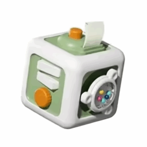 Cube Senses Toy™ - Leerzaam&Leuk - Kubus Zintuigen Speelgoed Groene kubus | Educatief Speelgoed