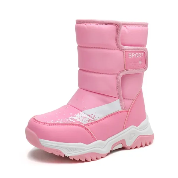 Mini Fashion™ - Zachte Pluche Voering - Winterlaarzen Roze / 38 (10-11 jaar) | Educatief Speelgoed - Afbeelding 1