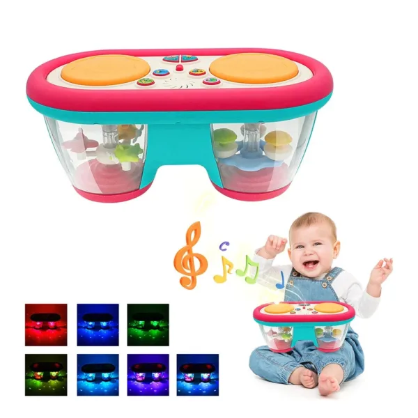 Baby Drum™ - Muzikale Start - Baby Drumstel | Educatief Speelgoed - Afbeelding 1