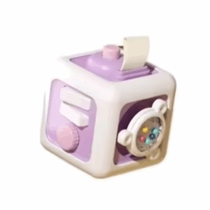 Cube Senses Toy™ - Leerzaam&Leuk - Kubus Zintuigen Speelgoed Paarse kubus | Educatief Speelgoed