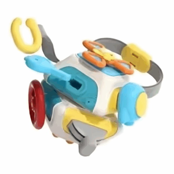 Cube Senses Toy™ - Leerzaam&Leuk - Kubus Zintuigen Speelgoed Autootje | Educatief Speelgoed - Afbeelding 1