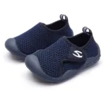 Mini Fashion™ - Ademende&Flexibel - Kinderschoenen Donker Blauw / 26 (2-3 jaar) | Educatief Speelgoed