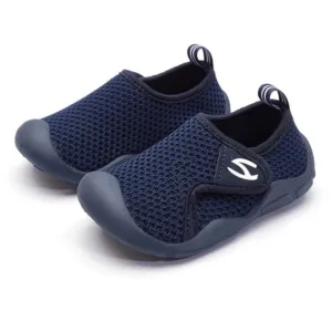 Mini Fashion™ - Ademende&Flexibel - Kinderschoenen Donker Blauw / 23 (1-2 jaar) | Educatief Speelgoed