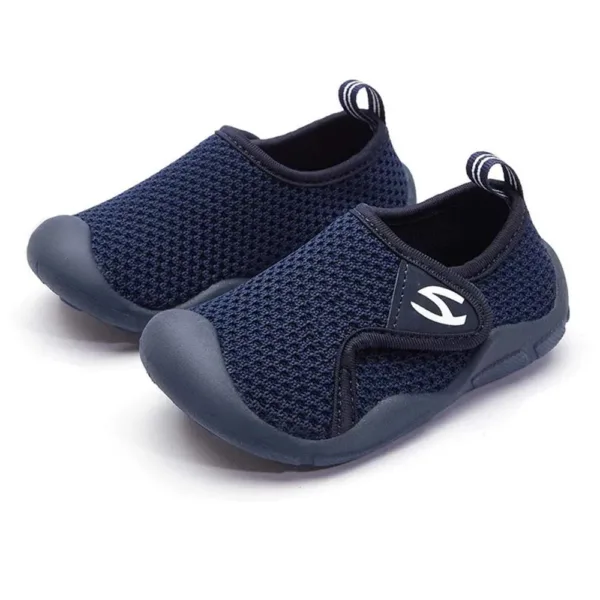 Mini Fashion™ - Ademende&Flexibel - Kinderschoenen Donker Blauw / 23 (1-2 jaar) | Educatief Speelgoed - Afbeelding 1