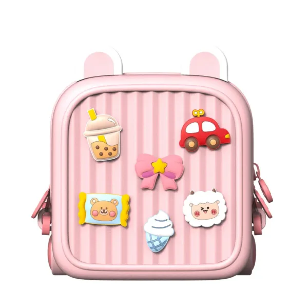 Cartoon Backpack™ - Klaar voor Avontuur - Kinder Rugzak Roze | Educatief Speelgoed - Afbeelding 1