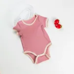Mini Fashion™ - Leuke Kleurencombinaties - Baby Romper Roze / 80 (1-2 jaar) | Educatief Speelgoed