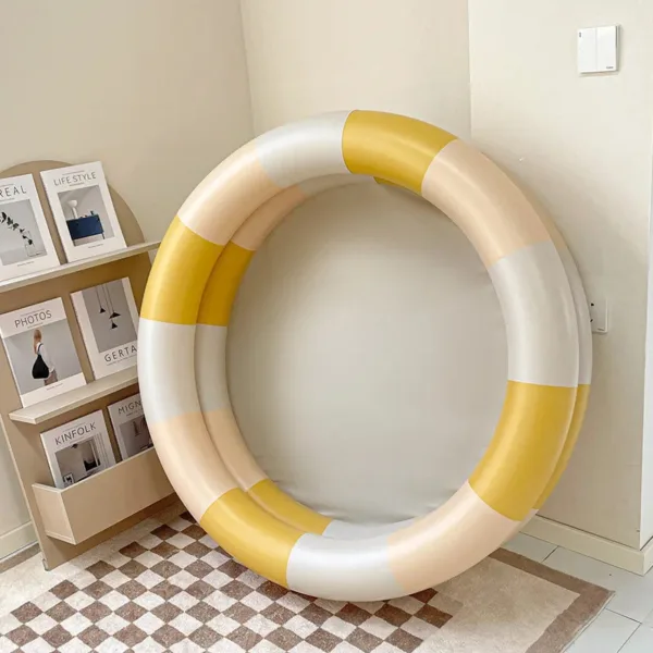 Baby Pool Set™ - Zomers Spetterplezier - Opblaasbaar Zwembad Geel | Educatief Speelgoed - Afbeelding 1