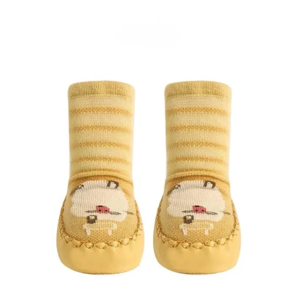 Toddler Non-slip Socks™ - Stapjes in Stijl - Babysokjes Schaap / L (18-24 maanden) | Educatief Speelgoed - Afbeelding 1