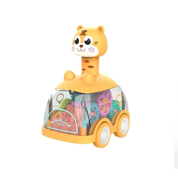 Transparant Car™ - Transparante Turbo - Speelgoedauto Tijger | Educatief Speelgoed - Afbeelding 1