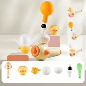 Montessori Blowing Toy™ - Verbeter Vaardigheden&Communicatie - Montessori Blaasplezier Speelgoed 3 in 1 groen | Educatief Speelgoed