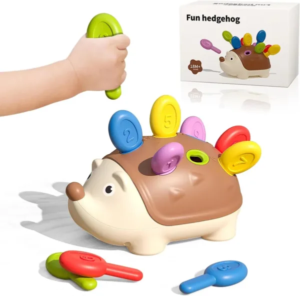 Sensory Hedgehog™ – Egel Speel&Leer– Fijne Motoriek Speelgoed Egel | Educatief Speelgoed - Afbeelding 1