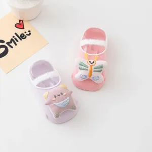 Mini Fashion™ - Comfort&Schattig - Kinder Sokken 1+1 GRATIS: Paars - Roze / 18 (6-12 maanden) | Educatief Speelgoed