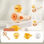 Montessori Blowing Toy™ - Verbeter Vaardigheden&Communicatie - Montessori Blaasplezier Speelgoed 2 in 1 geel | Educatief Speelgoed